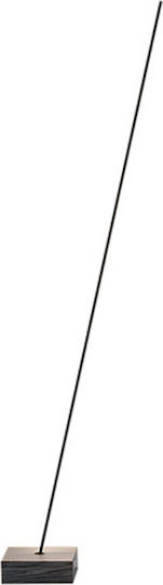 Zambelis Lights LED Floor Lamp H125xW15cm. with Warm White Light 1200lm Black
