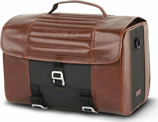 Shad SR28 Cafe Racer Schwanztasche Motorrad-Softtasche 27Es in Braun Farbe