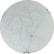Keskor Flowers Ceiling Mount Light 30cm Gray with Socket E27