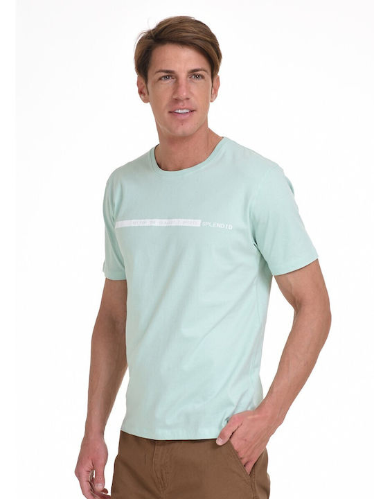 Biston Men's T-Shirt with Logo Mint
