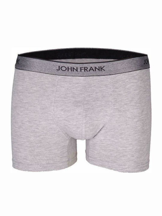 John Frank Essentials JFBES01 Boxeri pentru bărbați Gri deschis 1Pachet JFBES01-grey