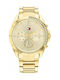 Tommy Hilfiger Kennedy Watch Chronograph with Gold Metal Bracelet