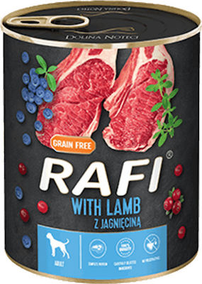 Dolina Noteci Rafi Canned Grain Free Wet Dog Food with Lamb 1 x 800gr