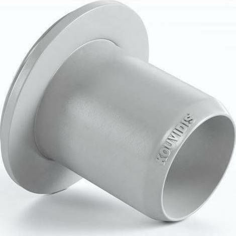 Kouvidis Condur Electrical Conduit Connector with Diameter 25mm made of Plastic Grey 4005025