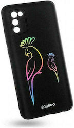 Egoboo Mat Back Cover Σιλικόνης Parrot Neon (Ga...