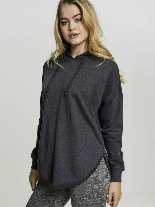 Urban Classics TB1308 Women's Long Hooded Sweat...