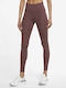 Dri-Fit Epic Running Women's Cropped High Waist Brown Leggings