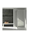 Orabella Pearl Cabin for Shower with Sliding Door 90x90x180cm Clear Glass