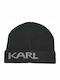 Beanie Beanie Knitted in Black color