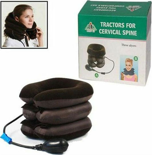 Inflatable Travel Pillow Black