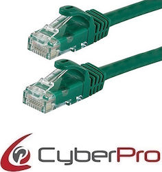 CyberPro CP-6C005N U/UTP Cat.6 Καλώδιο Ethernet 0.5m Πράσινο