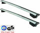 Farad Autodachträger Aluminium SM 054 für Toyota RAV 4 5D 2006-2013 mit Dachträgerfüßen und Schloss Silber