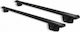 Farad Car Roof Bars Metallic SM 057 for Toyota RAV 4 2000-2005 Set with Roof Rack Legs and Lock Black 5