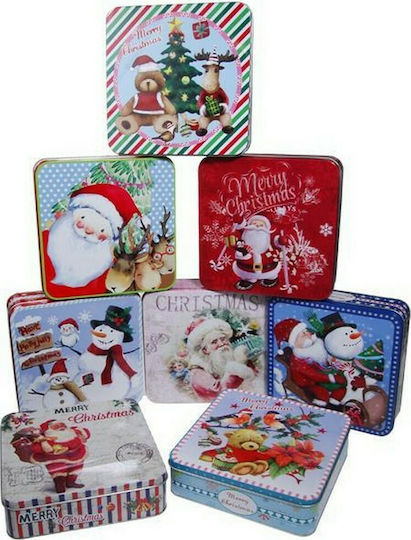 Next Weihnachtliche Metallisch Figur Box Höhe 5.5cm (Μverschiedene Designs/Farben)