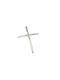 Q-Jewellery Women's White Gold Cross 14K