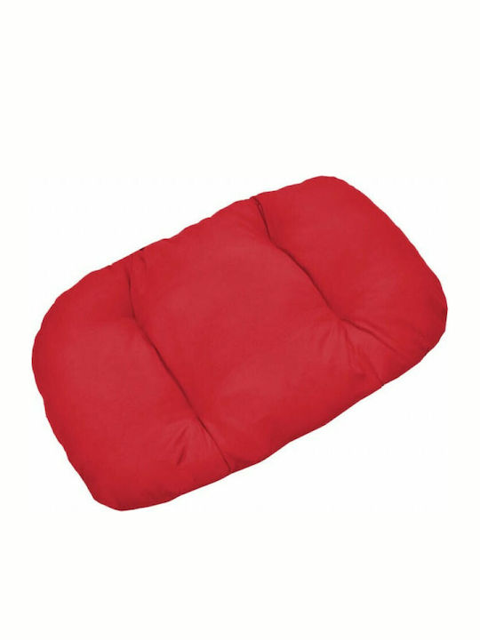 Woofmoda 915-1001 Kopfkissen für Hunde Rot 51x35cm