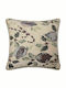 Silk Fashion Christmas Decorative Pillow Square Beige 45x45pcs