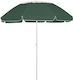 vidaXL Beach Umbrella Diameter 3m Green