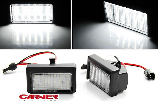 Vinstar License Plate Lights Led for Mercedes-Benz ML W164 2005-2011 2pcs