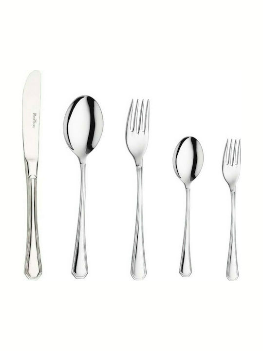 Pintinox America Set de Tacâmuri Inoxidabil Argintiu 30buc