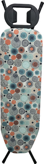 Daisy Bügelbrett Für Dampfbügeleisen Zusammenklappbar Bunt 141x38x94cm