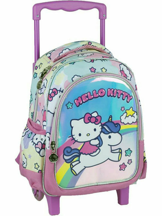 Gim Kitty Unicorn School Bag Trolley Kindergarten Multicolored 12lt