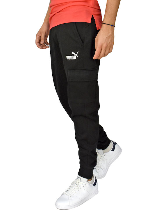 PUMA Essentials Παντελόνι Φόρμας Μαύρο