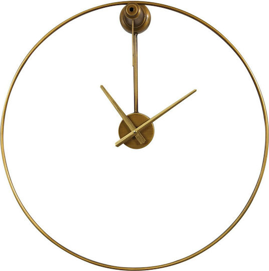 InTheBox Ciclo Wall Clock Metallic Gold Ø60cm