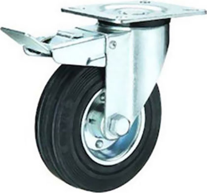 JB 502.000.502.080 Roată Rotativ cu Frână Dublu 80x27mm