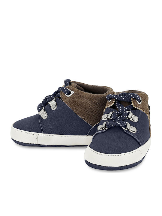 Mayoral Baby Booties Navy Blue