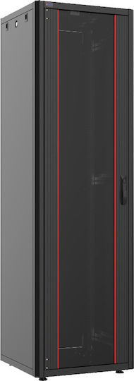 Mirsan Επιδαπέδια Καμπίνα Rack 26U 60x100x129.2cm Μαύρο GTN26U61.01