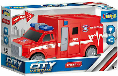 Luna Friction Πυροσβεστικό Όχημα Car Fire Truck for 3++ Years 000621884