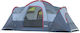 Outsunny Σκηνή Camping Τούνελ Γκρι 4 Εποχών για 6 Άτομα 455x230x180εκ.