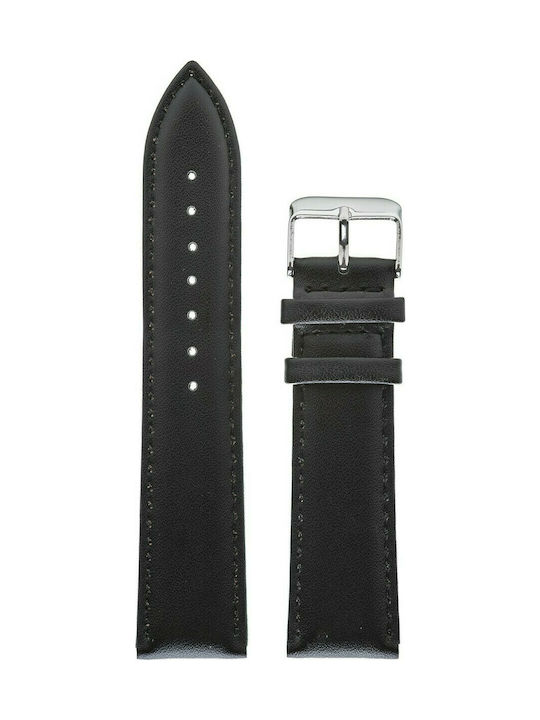 Tzevelion 660 Leather Strap Black 18mm