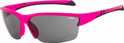 R2 Cycling Glasses Hero with Pink Frame & Dark Lenses