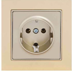 Mutlusan Elitra Plus Power Socket Beige 1pcs