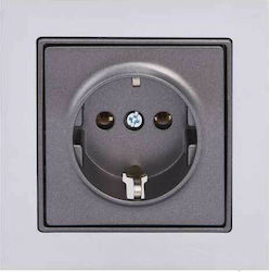 Mutlusan Elitra Plus Power Socket Silver 1pcs