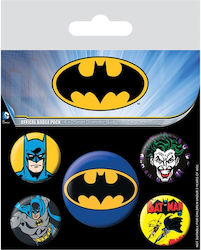 Pyramid International Batman DC Σετ Κονκάρδες 5τμχ Pyramid International Batman DC Σετ Κονκάρδες 5τμχ