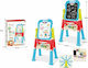 Blue Toys Double Painting Board Markerboard Blackboard Double Sided Floor 30x49x88cm
