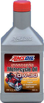 Amsoil Synthetic Synthetic Motorcycle Oil for Four-Stroke Engines 10W-30 1lt