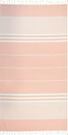 Πετσέτα Stripes 180x90cm Κοραλί