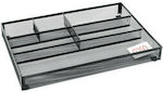 Metal Desk Organizer in Black Color 33x4x23cm.