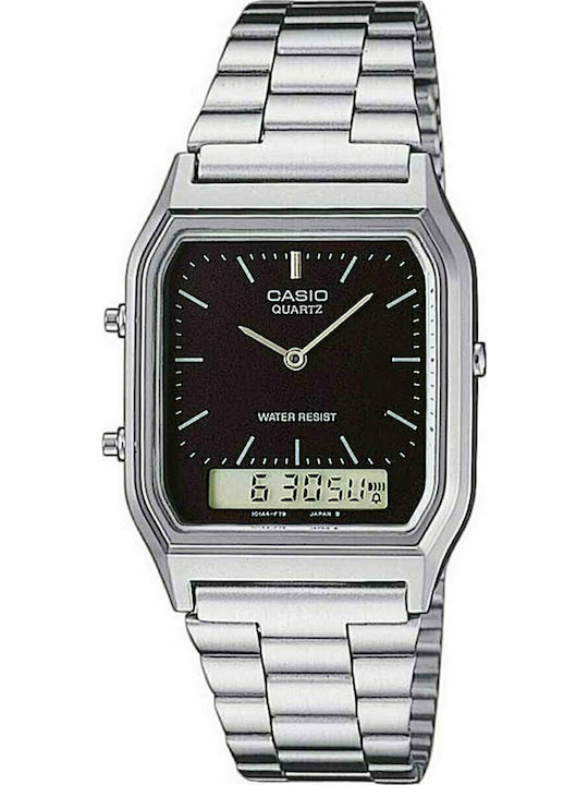Casio Vintage Edgy Ανδρικό Ρολόι 29.8mm Μπαταρί...