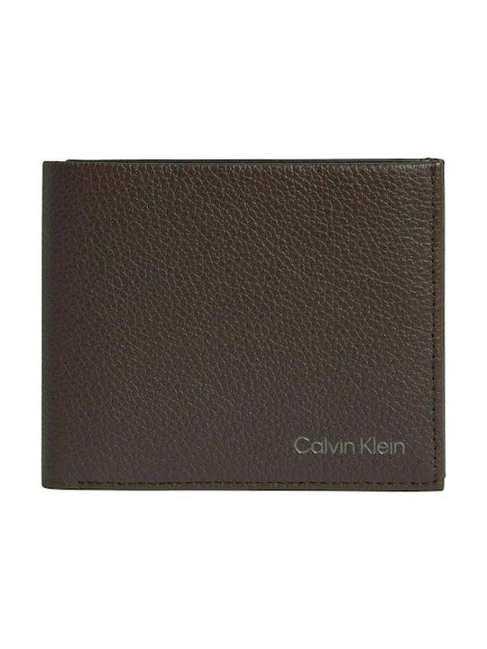 Calvin Klein Men's Leather Wallet Brown