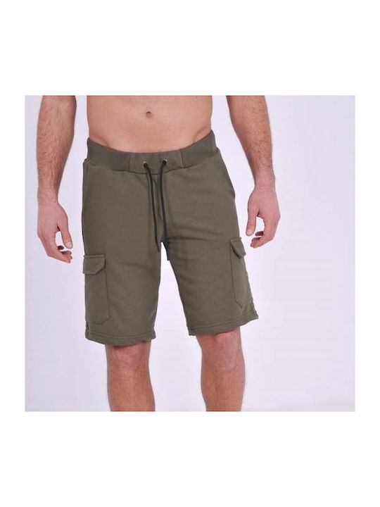 Clever 21530 Men's Athletic Shorts Khaki CT21530