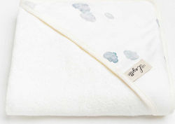 Layette Βρεφική Κάπα-Μπουρνούζι με Κουκούλα 85x85εκ.