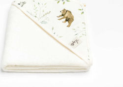 Layette Βρεφική Κάπα-Μπουρνούζι με Κουκούλα 85x85εκ.