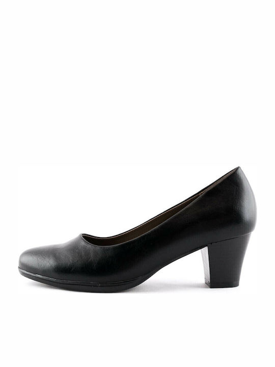 3218 Pantofi cu toc Negre