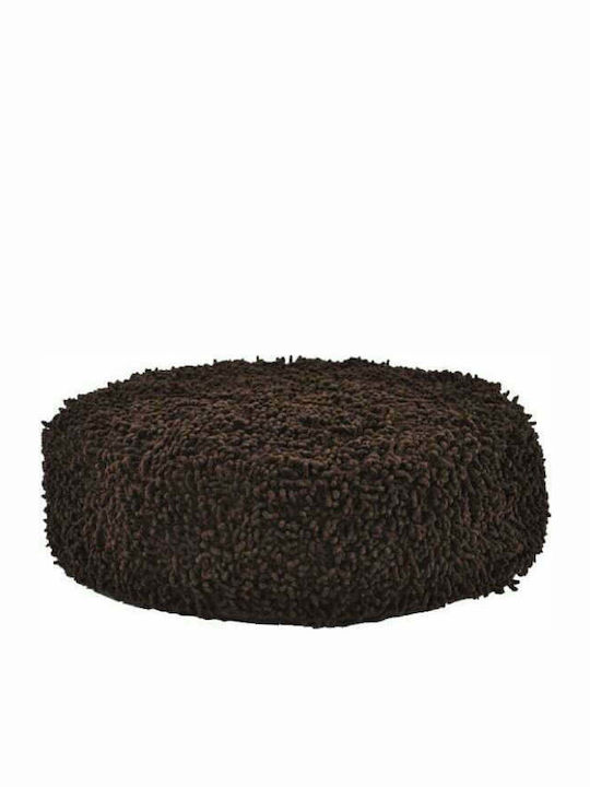 Pet Camelot Shaggi Donut Dog Bed Black 50x10cm. 6022