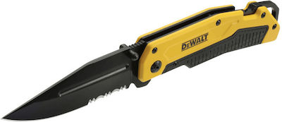 Dewalt Pocket Knife Yellow with Blade made of Steel